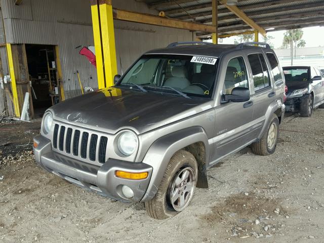 1J4GL58K04W244981 - 2004 JEEP LIBERTY LI GOLD photo 2