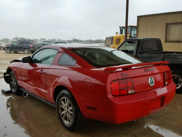 1ZVHT80N665128241 - 2006 FORD MUSTANG RED photo 3