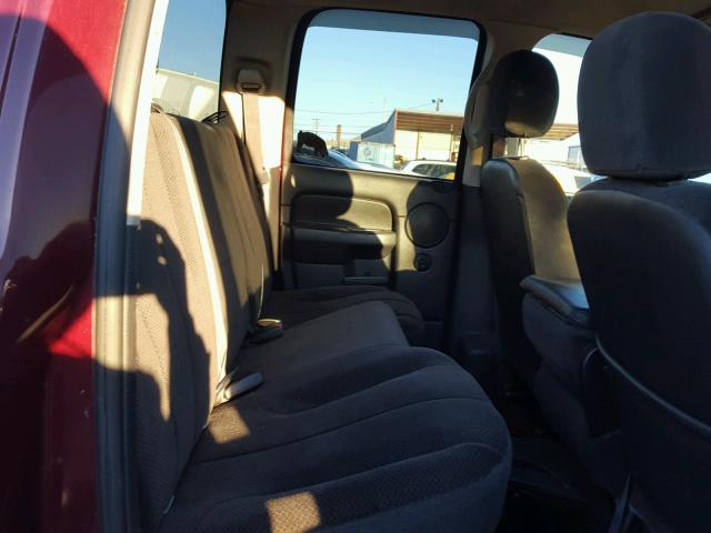 3D7KU28653G763056 - 2003 DODGE RAM 2500 S MAROON photo 6