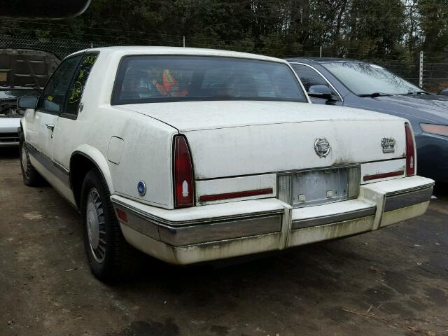 1G6EL5786GU605233 - 1986 CADILLAC ELDORADO WHITE photo 3