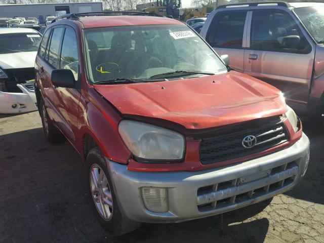 JTEGH20VX30102078 - 2003 TOYOTA RAV4 RED photo 1