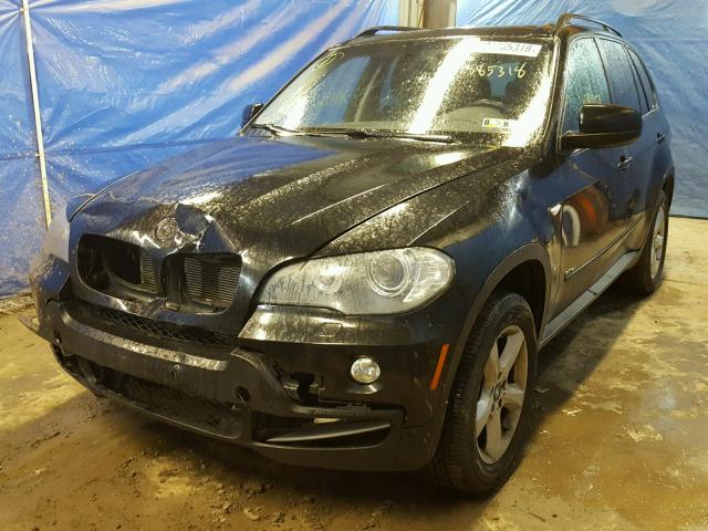 5UXFE43558L025978 - 2008 BMW X5 3.0I BLACK photo 2