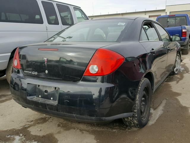 1G2ZF57B984249366 - 2008 PONTIAC G6 VALUE L BLACK photo 4