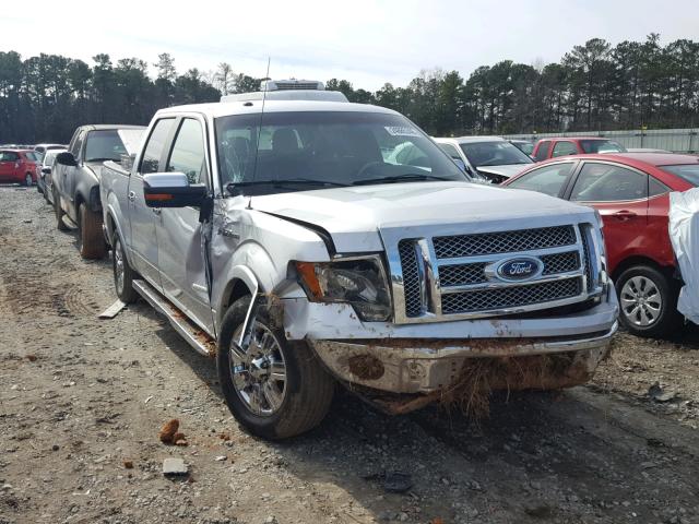 1FTFW1CT9BFB47924 - 2011 FORD F150 SUPER SILVER photo 1