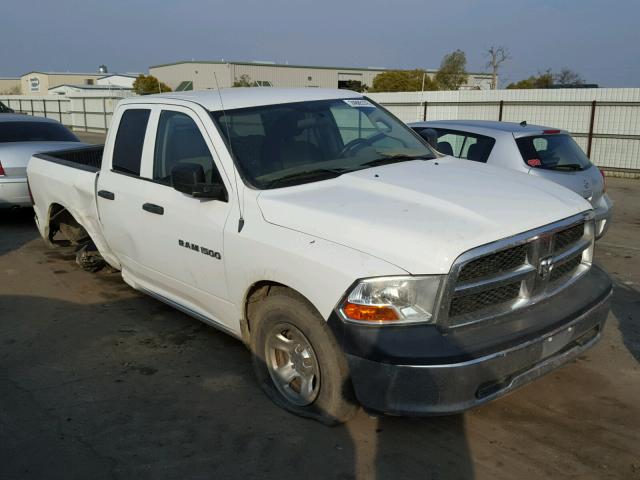 1D7RB1GP3BS599113 - 2011 DODGE RAM 1500 WHITE photo 1