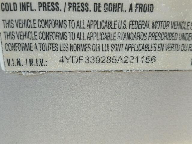 4YDF339285A221156 - 2005 KEYSTONE SPRINTER WHITE photo 10