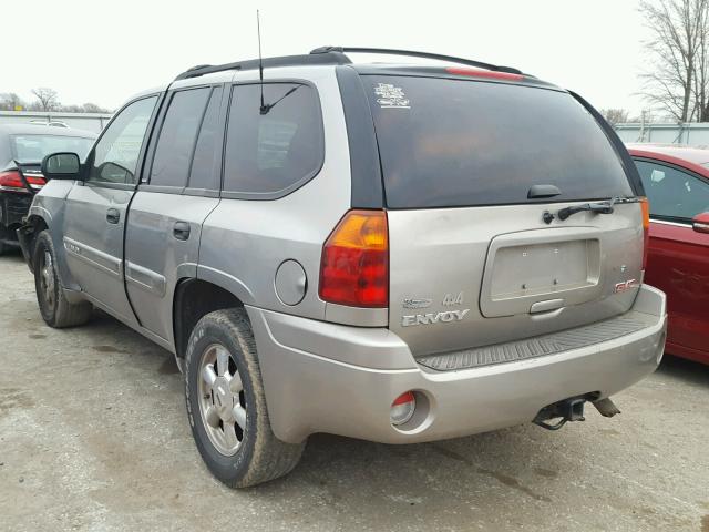 1GKDT13S332298939 - 2003 GMC ENVOY SILVER photo 3