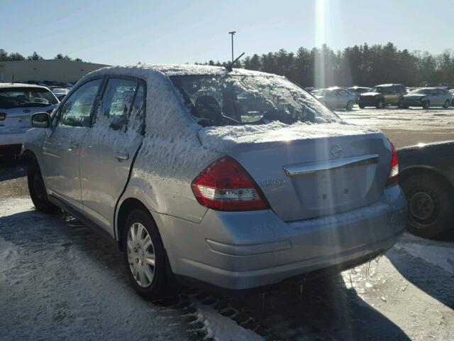 3N1BC11E78L406343 - 2008 NISSAN VERSA S SILVER photo 3