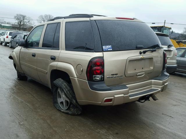 1GNDS13S862197843 - 2006 CHEVROLET TRAILBLAZE GOLD photo 3