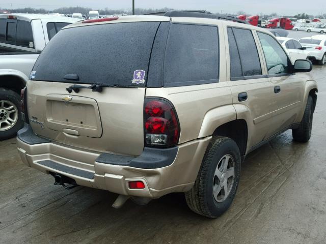 1GNDS13S862197843 - 2006 CHEVROLET TRAILBLAZE GOLD photo 4