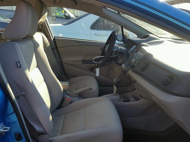 JHMZE2H79AS036506 - 2010 HONDA INSIGHT EX BLUE photo 5