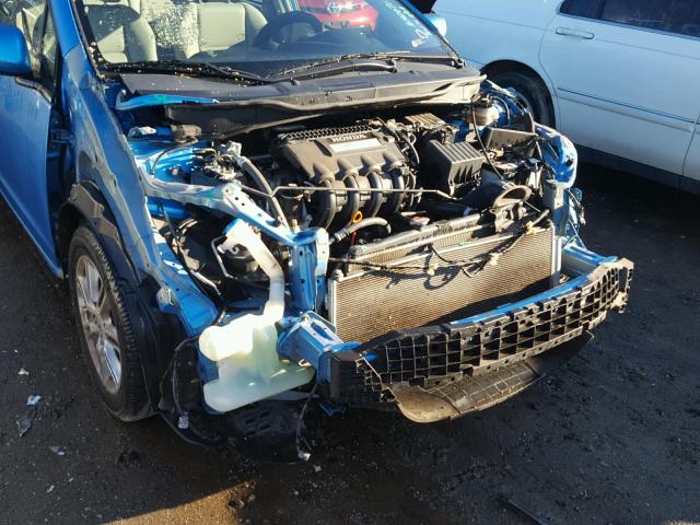 JHMZE2H79AS036506 - 2010 HONDA INSIGHT EX BLUE photo 9