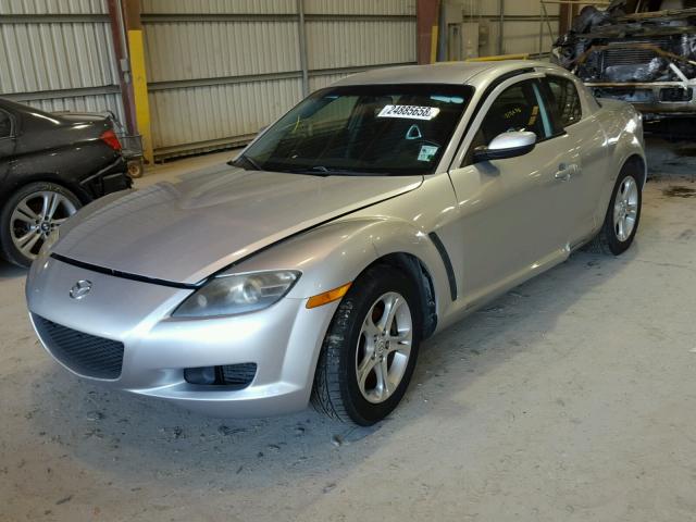 JM1FE17N550160594 - 2005 MAZDA RX8 SILVER photo 2