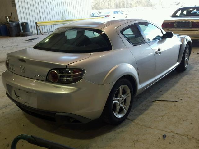 JM1FE17N550160594 - 2005 MAZDA RX8 SILVER photo 4