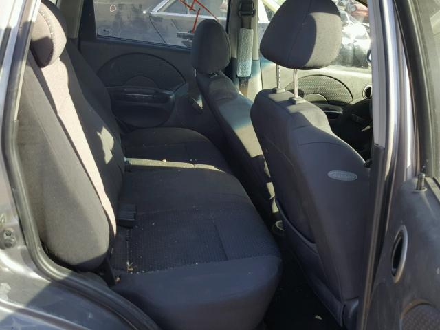 KL1TD66677B772940 - 2007 CHEVROLET AVEO BASE Gümüş foto 6