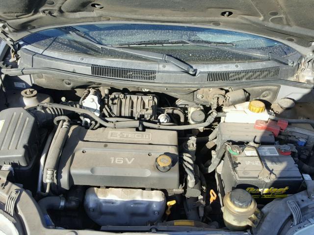 KL1TD66677B772940 - 2007 CHEVROLET AVEO BASE Gümüş foto 7