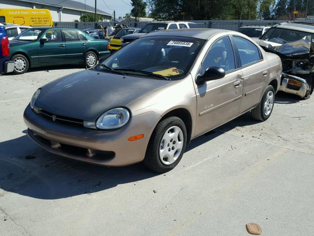 1P3ES46C6YD553524 - 2000 PLYMOUTH NEON BASE 米色 照片 2