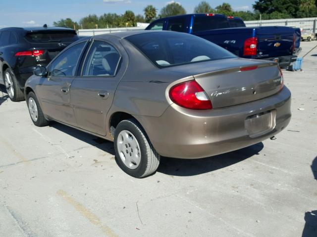 1P3ES46C6YD553524 - 2000 PLYMOUTH NEON BASE 米色 照片 3