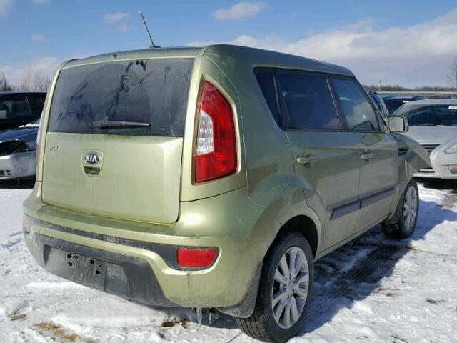 KNDJT2A69D7567167 - 2013 KIA SOUL + GREEN photo 4