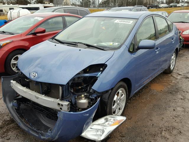 JTDKB20U350128886 - 2005 TOYOTA PRIUS BLUE photo 2