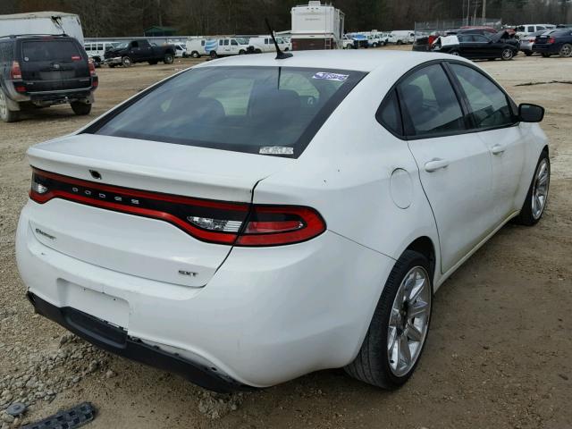 1C3CDFBA4DD347781 - 2013 DODGE DART SXT WHITE photo 4