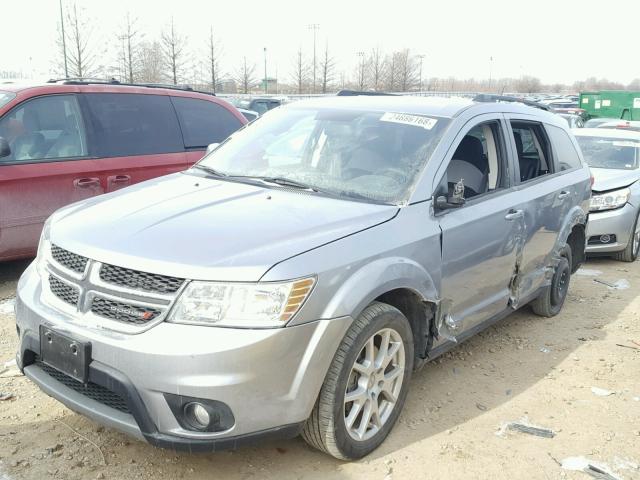 3C4PDCBB0GT103709 - 2016 DODGE JOURNEY SX SILVER photo 2