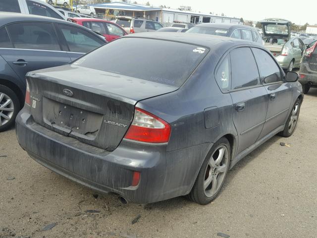 4S3BL616196223406 - 2009 SUBARU LEGACY 2.5 CHARCOAL photo 4