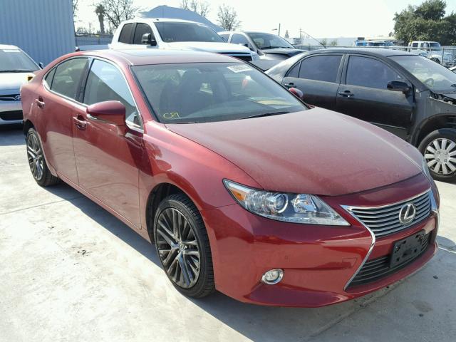 JTHBK1GG1E2093939 - 2014 LEXUS ES 350 RED photo 1