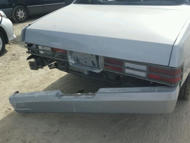 1W27HAR410678 - 1980 CHEVROLET COUPE GRAY photo 9