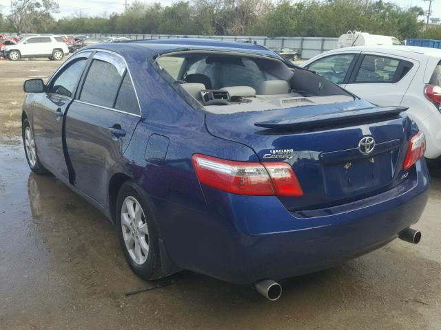 4T1BE46K79U311422 - 2009 TOYOTA CAMRY BASE BLUE photo 3