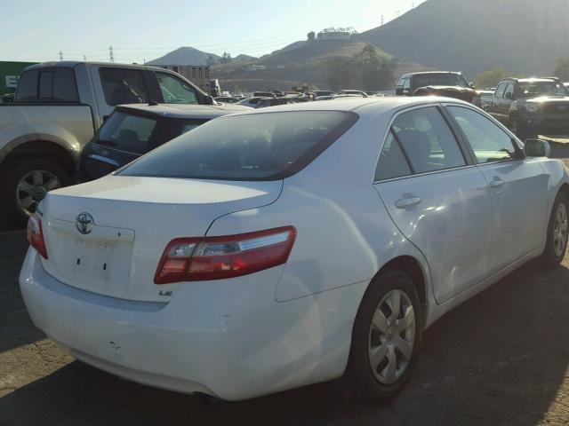 4T4BE46K38R041268 - 2008 TOYOTA CAMRY CE WHITE photo 4