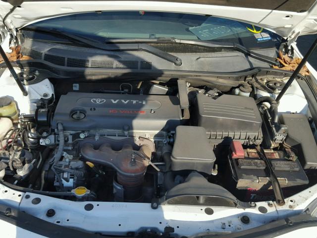 4T4BE46K38R041268 - 2008 TOYOTA CAMRY CE WHITE photo 7
