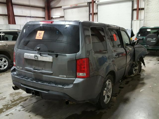 5FNYF4H44CB063060 - 2012 HONDA PILOT EX GRAY photo 4