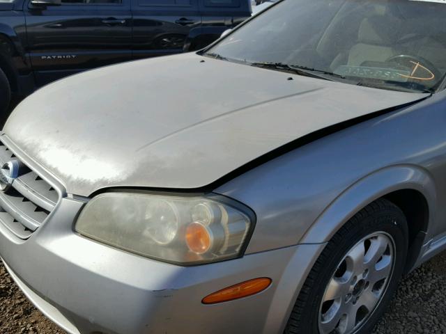 JN1DA31D03T521632 - 2003 NISSAN MAXIMA GLE SILVER photo 9