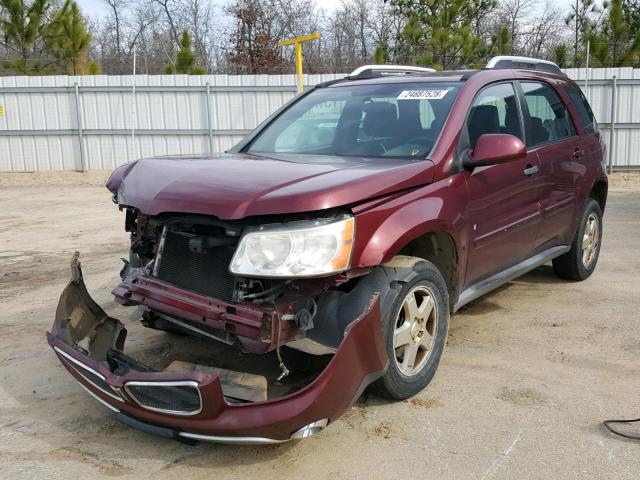 2CKDL63F776048228 - 2007 PONTIAC TORRENT BURGUNDY photo 2