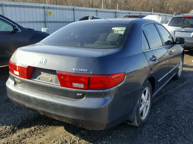 1HGCM567X5A084687 - 2005 HONDA ACCORD EX GRAY photo 4