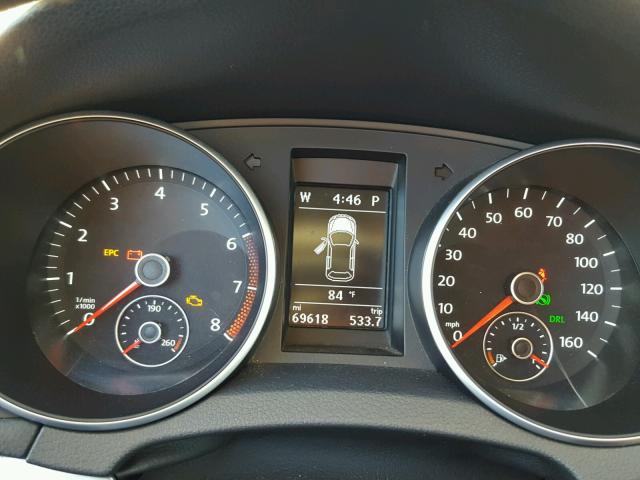 WVWDB7AJXDW133993 - 2013 VOLKSWAGEN GOLF 灰色 照片 8