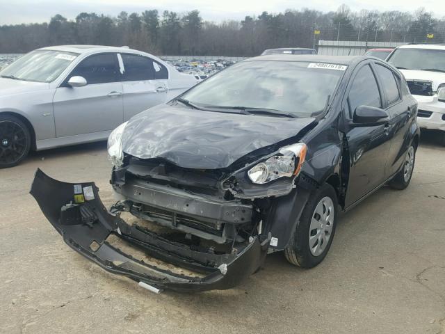 JTDKDTB35D1056716 - 2013 TOYOTA PRIUS C BLUE photo 2