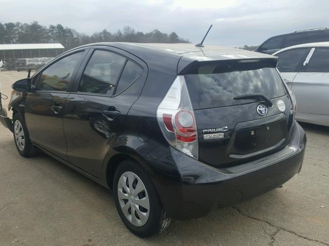 JTDKDTB35D1056716 - 2013 TOYOTA PRIUS C BLUE photo 3