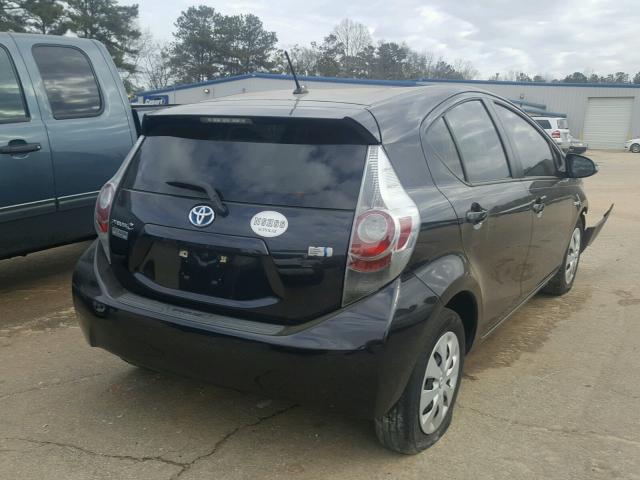 JTDKDTB35D1056716 - 2013 TOYOTA PRIUS C BLUE photo 4