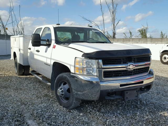 1GBJC33678F182886 - 2008 CHEVROLET SILVERADO WHITE photo 1