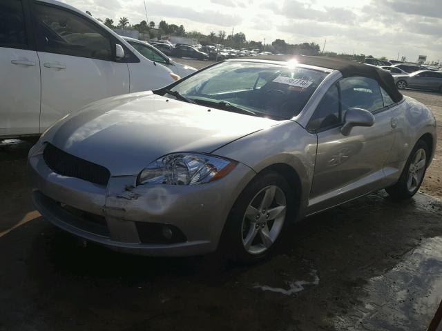 4A3AL25F99E041244 - 2009 MITSUBISHI ECLIPSE SP SILVER photo 2