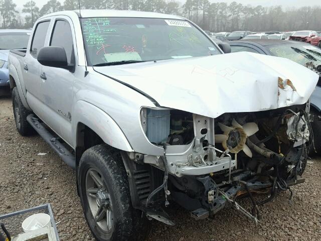 5TFJU4GNXCX027929 - 2012 TOYOTA TACOMA DOU SILVER photo 1