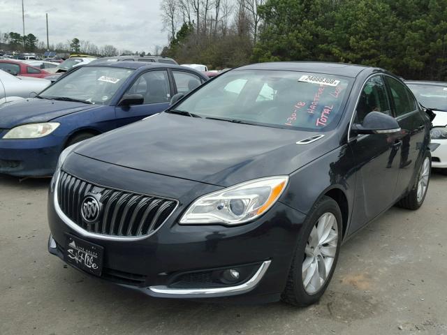 2G4GV5EK8F9222318 - 2015 BUICK REGAL BLACK photo 2