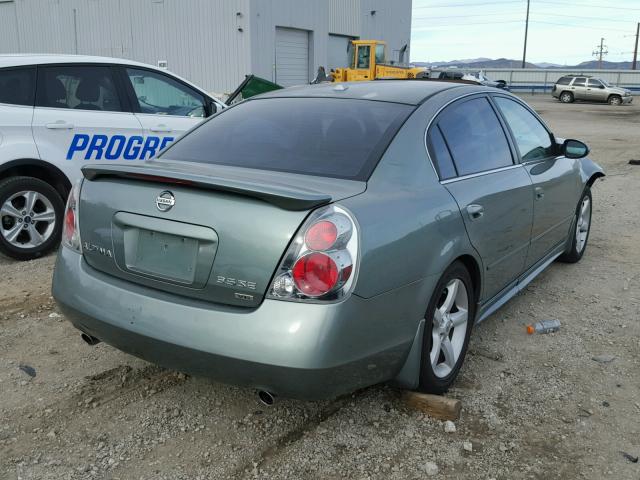 1N4BL11E06N305225 - 2006 NISSAN ALTIMA SE GREEN photo 4