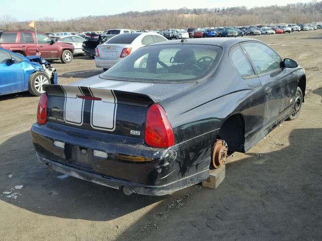 2G1WL16C669354170 - 2006 CHEVROLET MONTE CARL BLACK photo 4