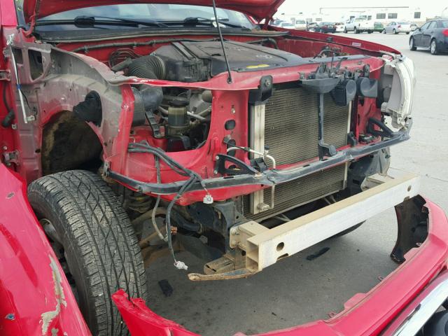 5TEJU62N97Z462300 - 2007 TOYOTA TACOMA DOU RED photo 9