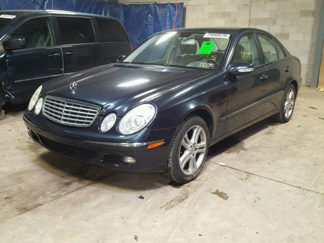 WDBUF87J06X201618 - 2006 MERCEDES-BENZ E 350 4MAT BLUE photo 2