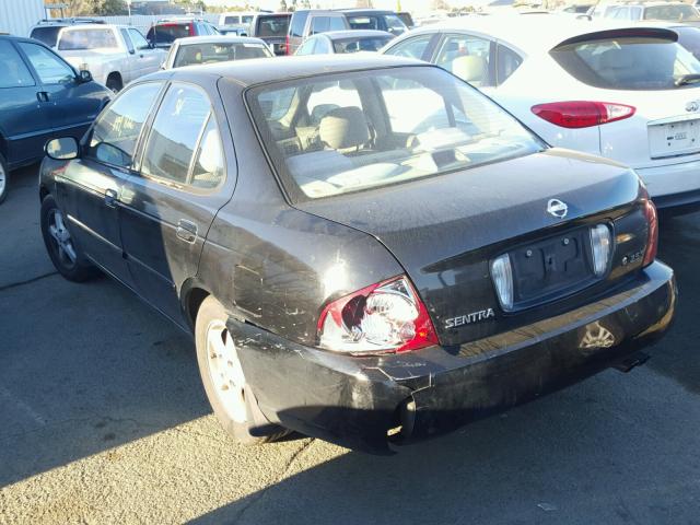 3N1AB51A44L463757 - 2004 NISSAN SENTRA 2.5 BLACK photo 3