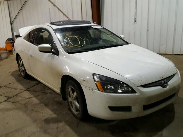 1HGCM72664A012621 - 2004 HONDA ACCORD EX WHITE photo 1